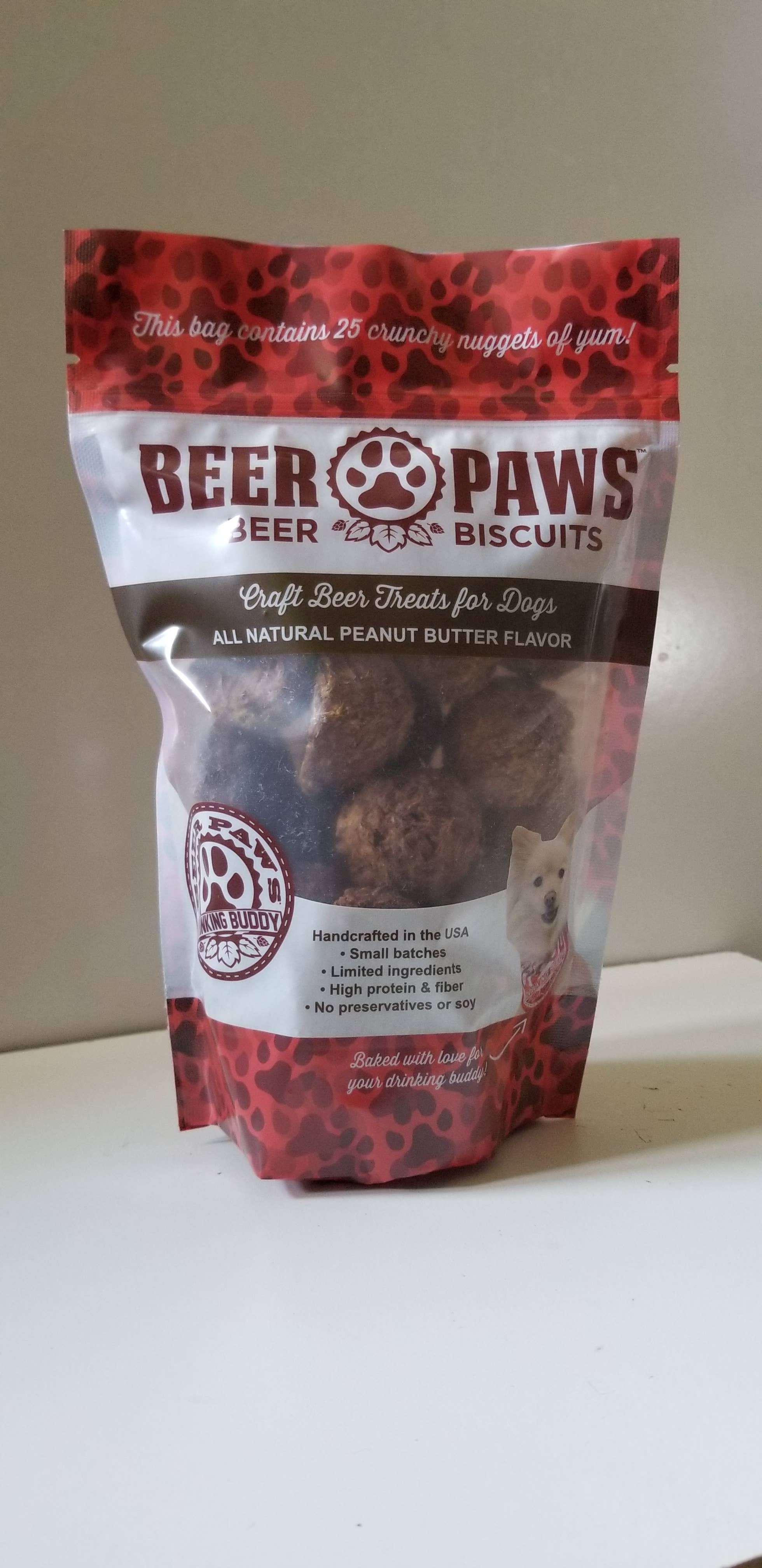 Beer Paws - Wholesale Pet Treats - Dog - Peanut Butter Beer Biscuits for Dogs2