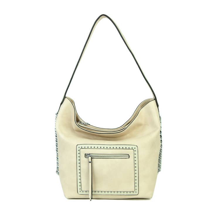 Superbia – wholesale Shoulder bag – women's – Mono Handle Chain Details Hobo Bag Shoulder Bag-80640