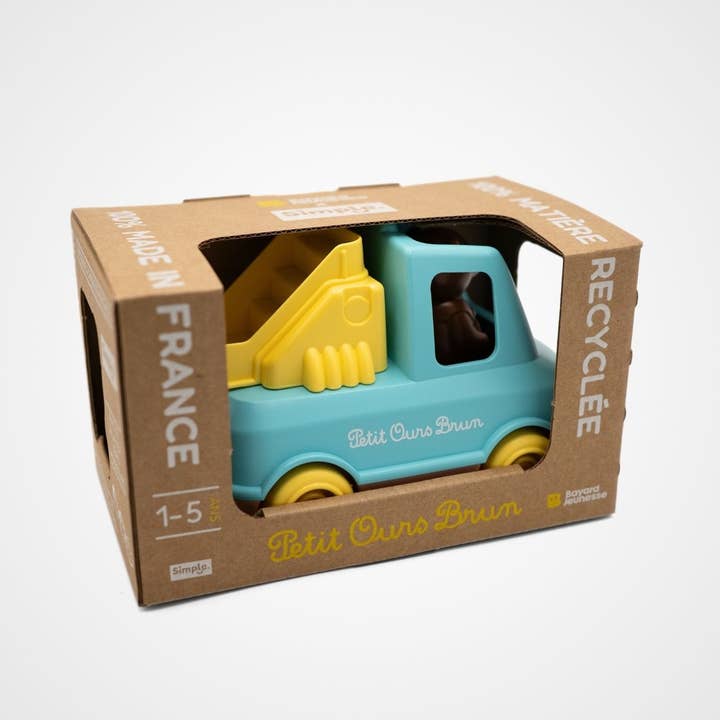 Le Camion Pompier de Petit Ours Brun - Menthe pour la vente par Le Jouet Simple