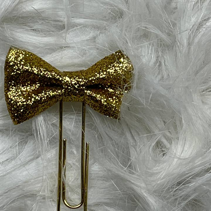 Mimi Mira Creations - Wholesale Paperclip - Paper clip gold bow0