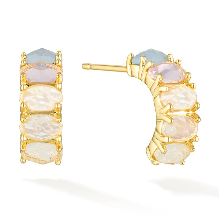 Soul Protection - June Birthstone Earrings (Moonstone) for wholesale by Glacier Mist