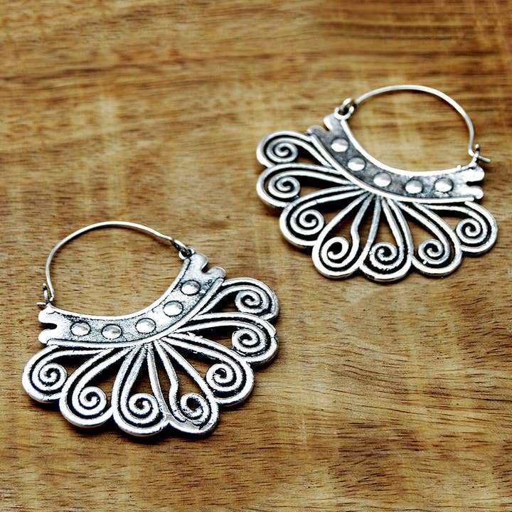 Gypsy Winds Bcn - Wholesale Dangle Earrings - Tribal Silver Earrings