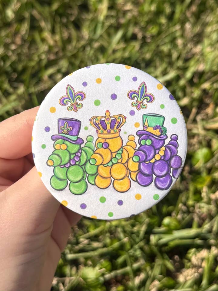 Conception Personnalisée de Chien de Perles de La Nouvelle-Orléans pour la vente par La Luna Belle LLC