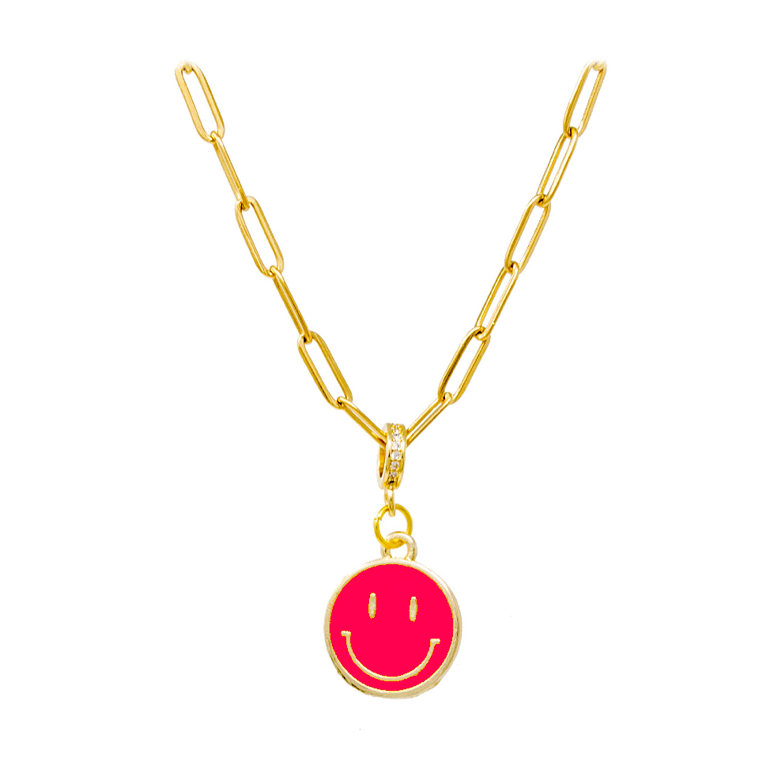 Tiny Treats and ZOMI GEMS - Vente Collier – enfant - Collier Happy Face2