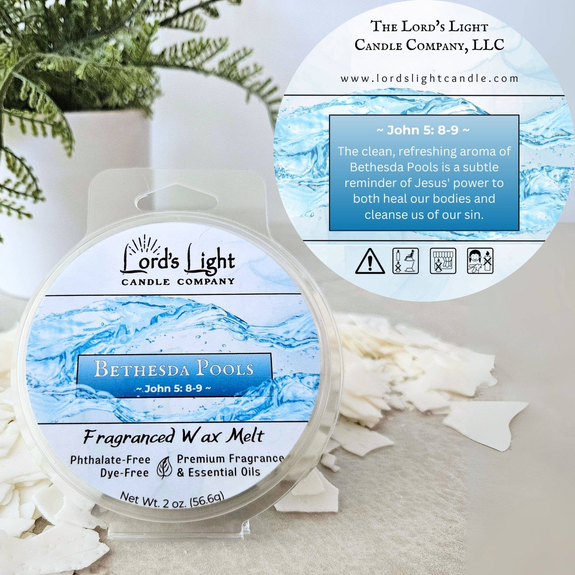 Lord's Light Candle - Wholesale Wax Melt - Highly Fragranced Faith-Based Wax Melt15