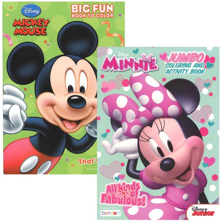 Mickey & Minnie 80 Page Coloring Book for wholesale by Empire Discount