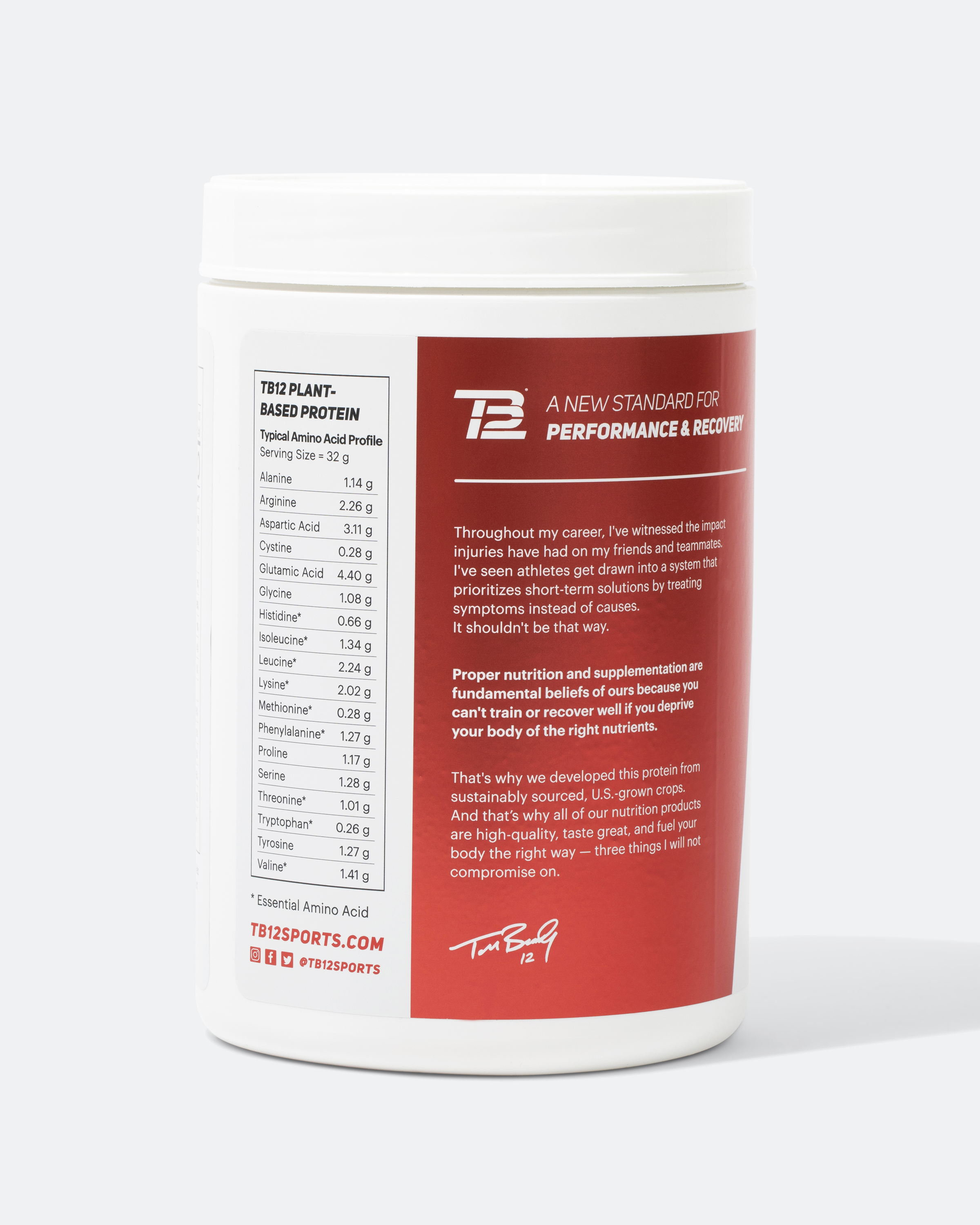 TB12 – wholesale Protein/superfood powder – TB12 Plant-Based Protein14