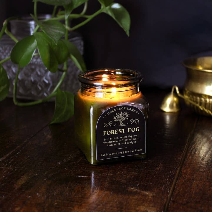 Corduroy Lane - Wholesale Jar/Filled Candle - Forest Fog Apothecary Candle6