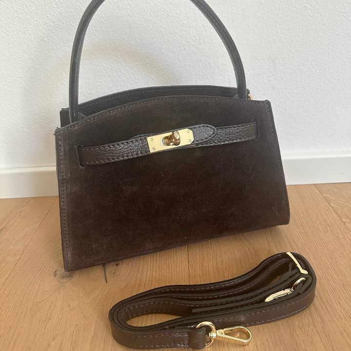 Zhade - Wholesale Top Handle Bag - Women's - AMELIA small- suede