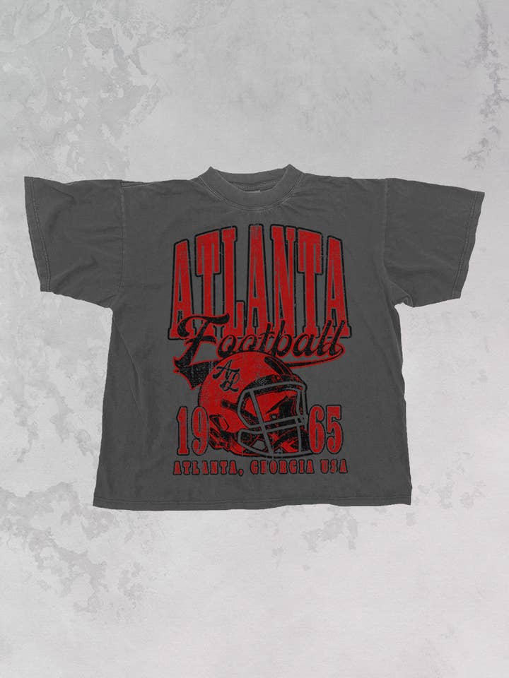 Camiseta extragrande vintage de fútbol de Atlanta de los 90 para venta al por mayor de The Clandestine Underground