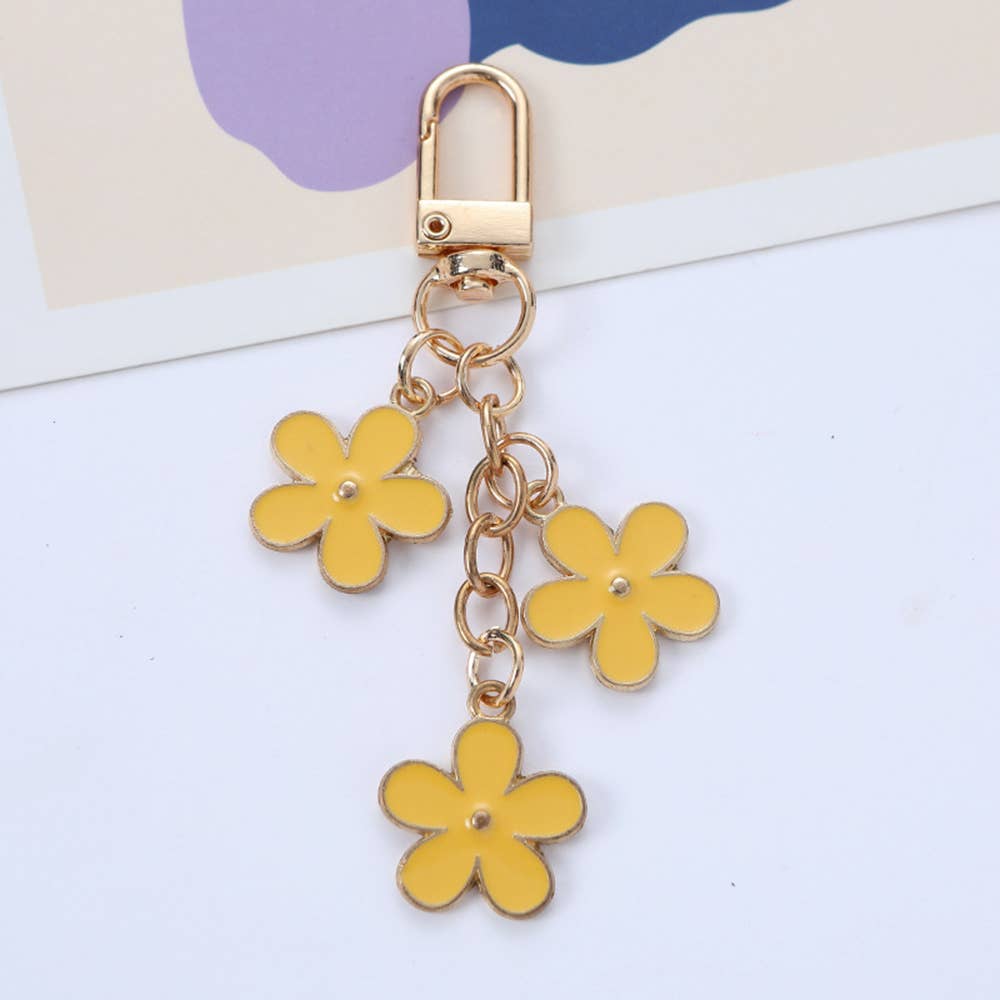 Wholesalesir - Vente Accessoire de sac – femme - Petit sac à fleurs double face en alliage, décoration suspendue6