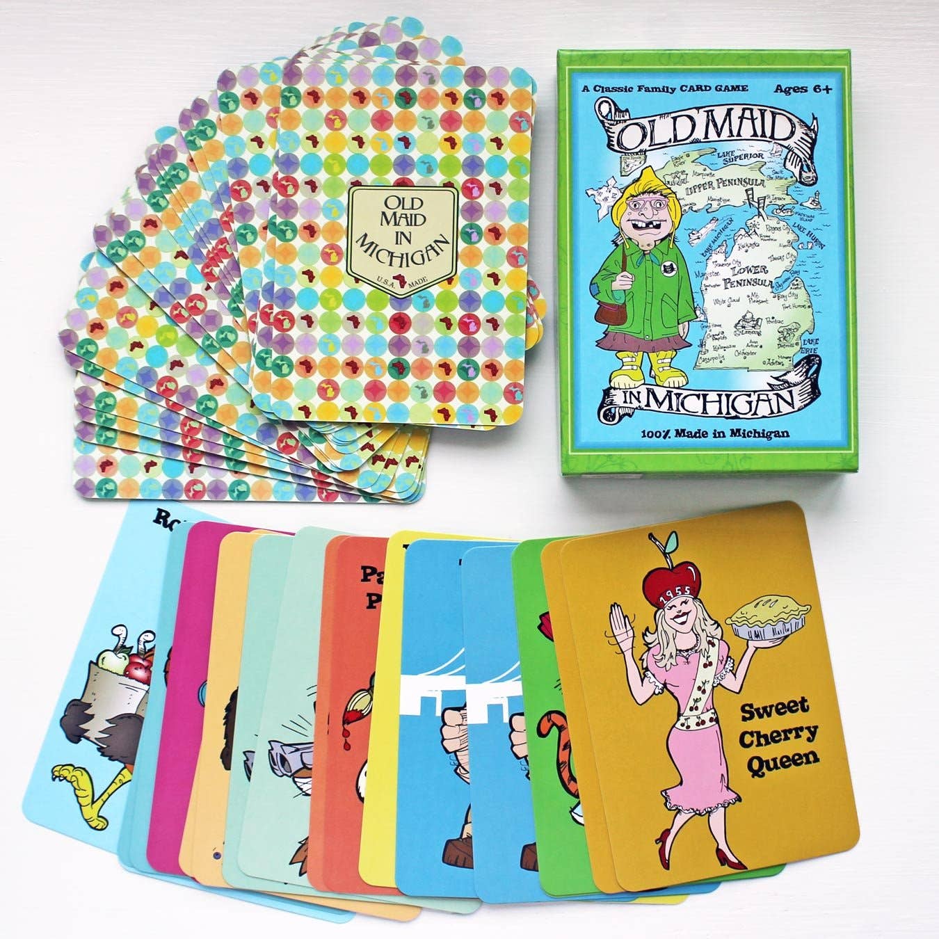 Michigan Mittens - Wholesale Playing Cards - Old Maid in Michigan Jumbo Playing Cards6