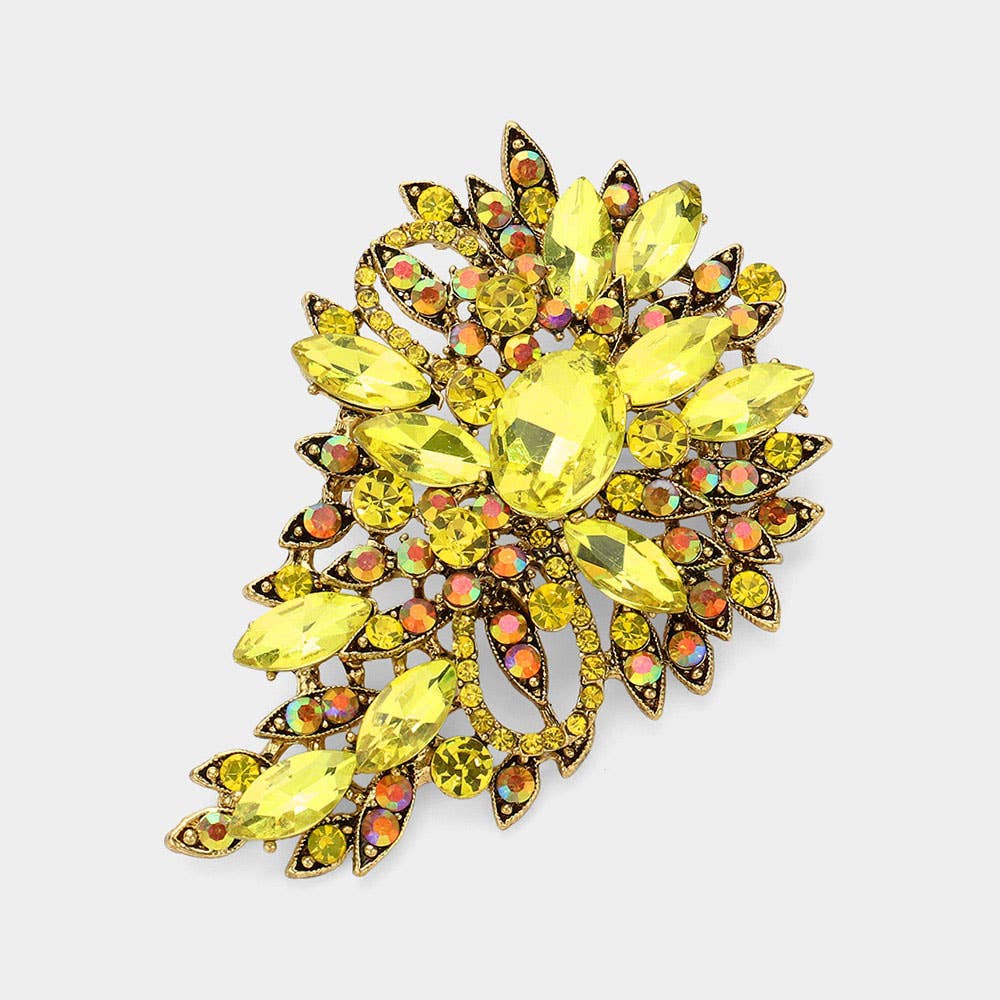 Sensibling Corp. - Wholesale Brooch - Crystal Bouquet Pin Brooch / Pendant11