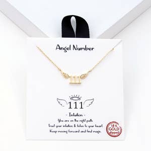 Angel Number Beaded Bracelet