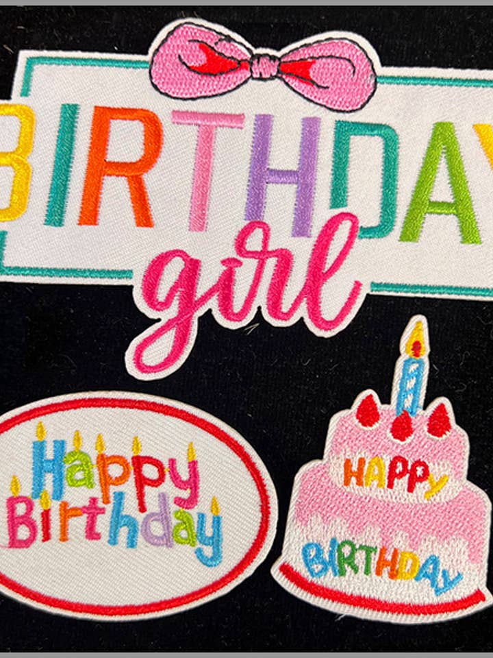 BIRTHDAY ASSORTED PATCH 62-0114 for wholesale by anbfashion