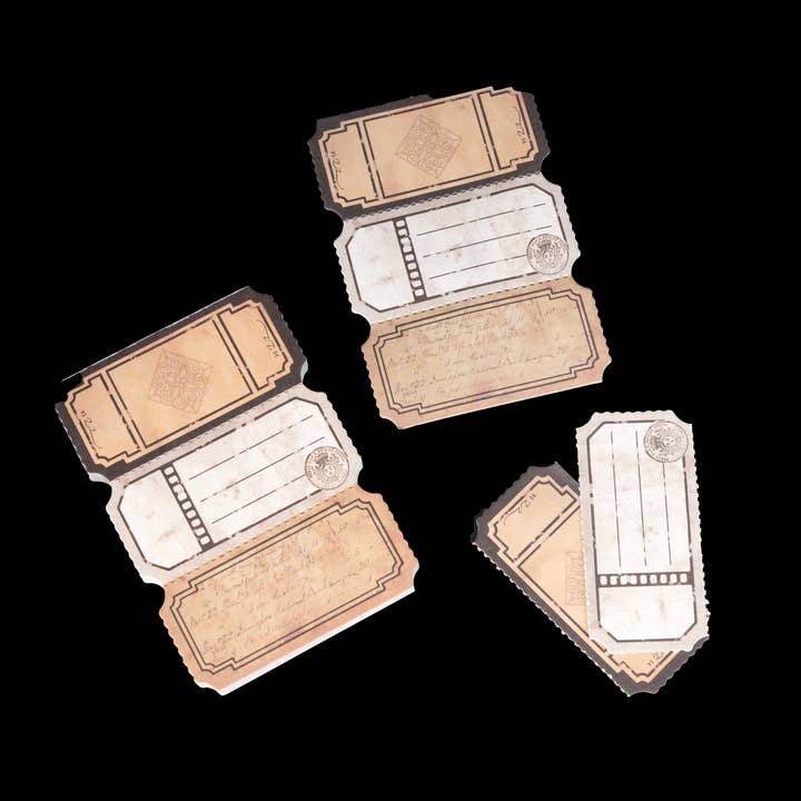 CoraCreaCrafts - Wholesale Notepad - Vintage Tags Perforated Notepad