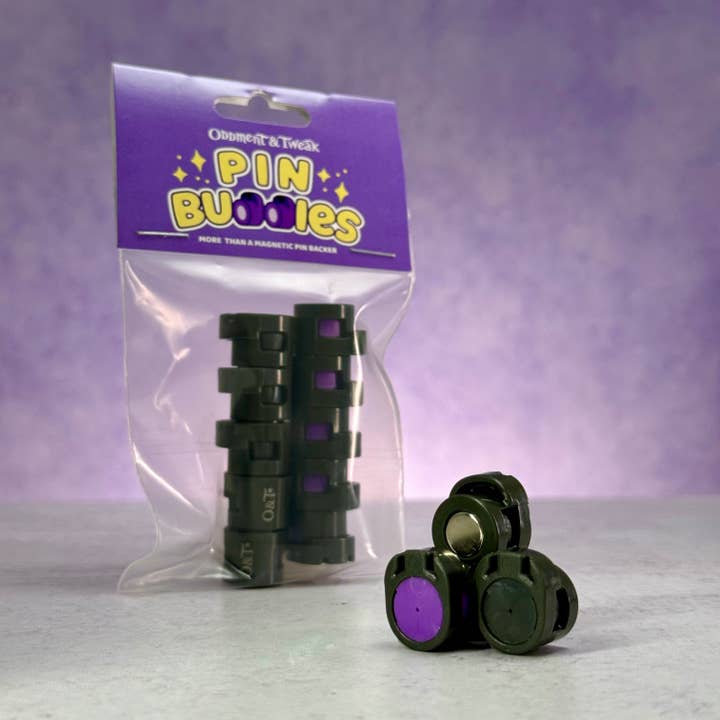 Oddment and Tweak - Wholesale Lapel Pin/Button - Pin Buddies: Magnetic Pin Backers2