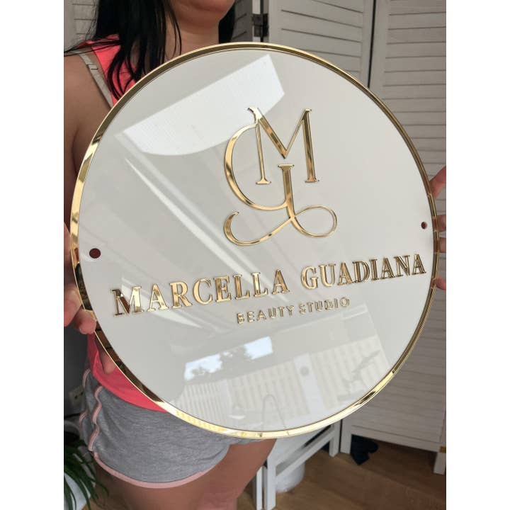 Lasartify – wholesale Wall sign – Round Business Sign
