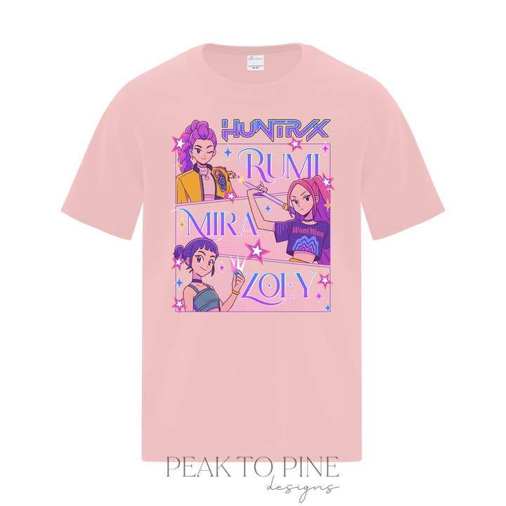 Huntrix Trio - Børne T-shirt for engroshandel hos Peak To Pine Designs