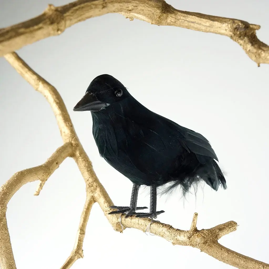 Zucker Feather Products - Wholesale Decorative Figurine - Black Crow Bird3