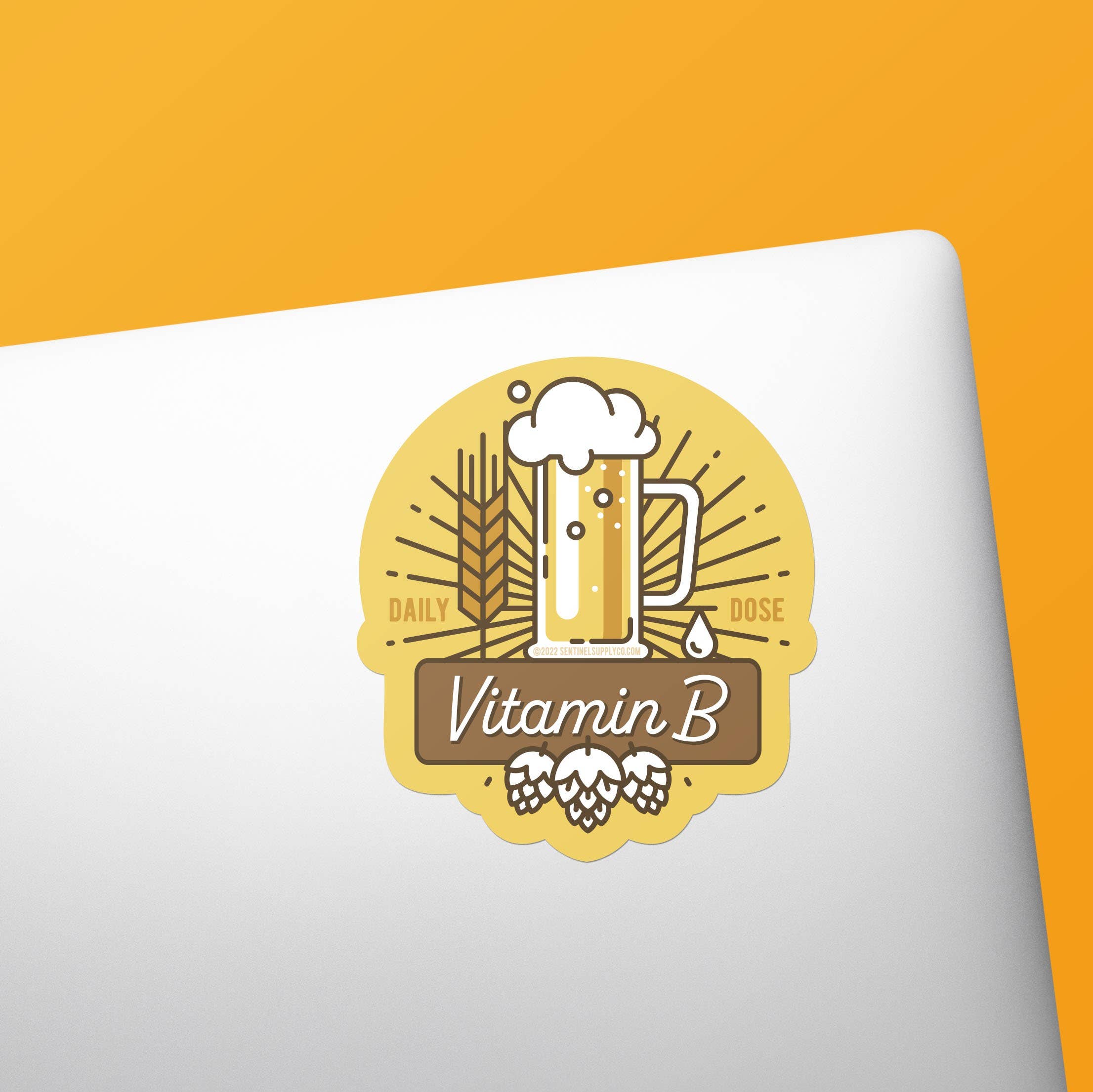 Sentinel Supply - Wholesale Sticker - Vitamin B Beer Sticker4