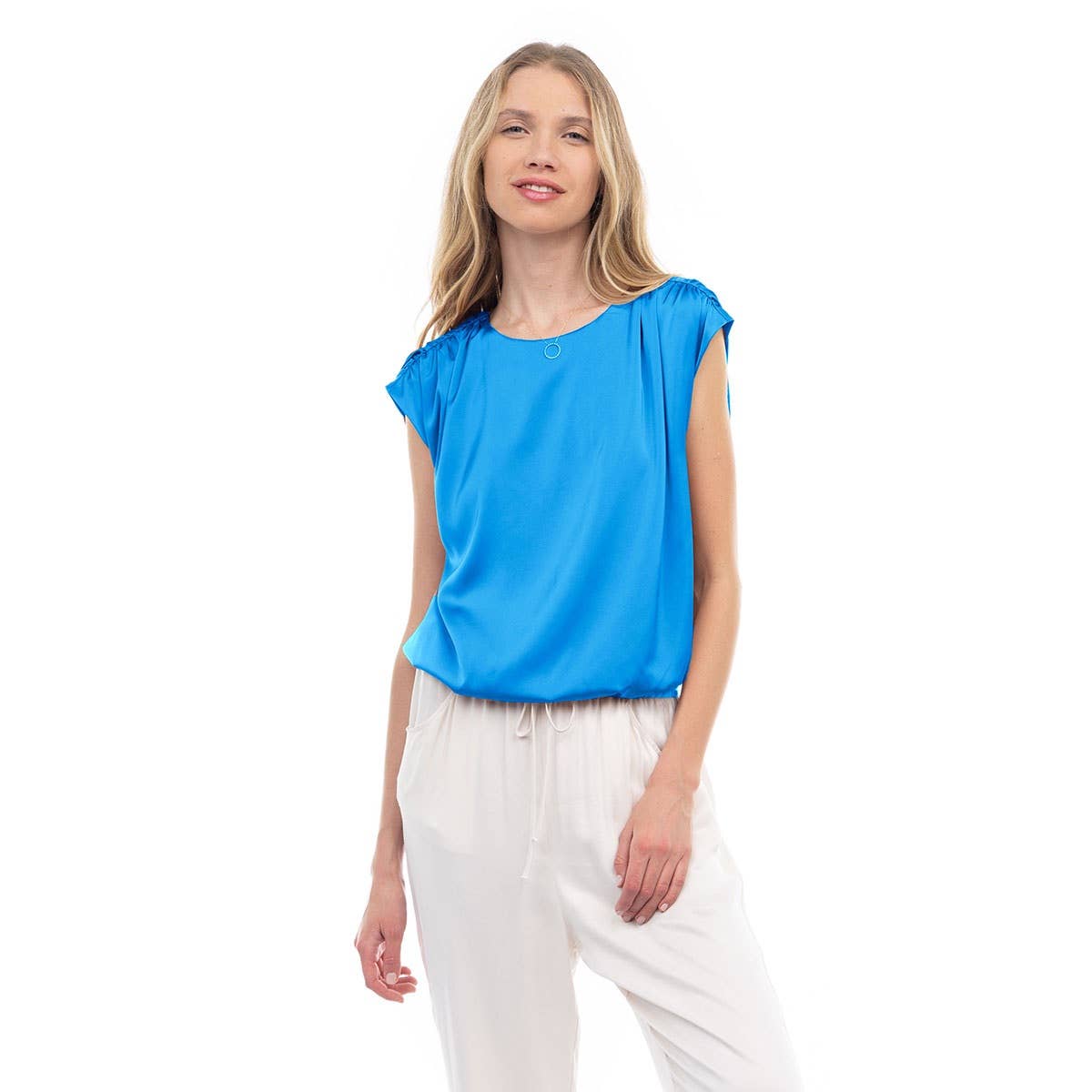 Naked Zebra Rack – Großhandel Tanktop – Damen – Bootsausschnitt-Top mit elastischem Saum3