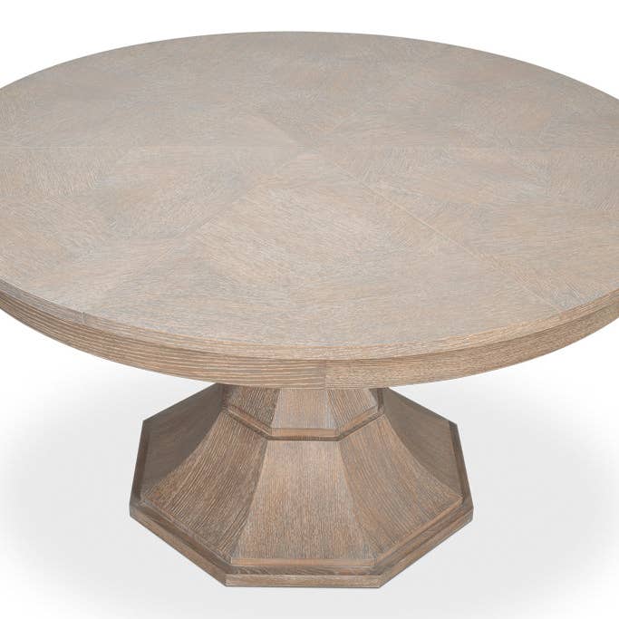 LOOMLAN - Wholesale Side Table - Giselle Jupe Extendable Wooden Dining Table26