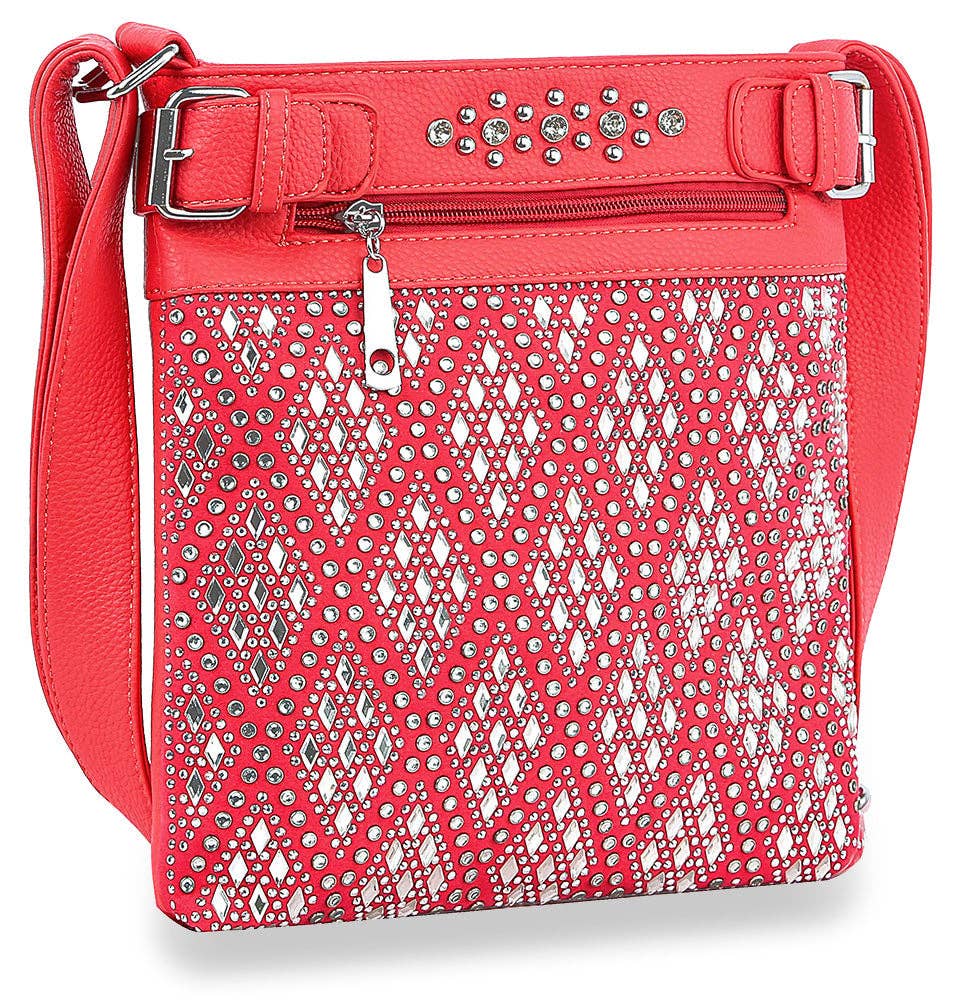 Handbag Express – Engroshandel Crossbodytaske - Dame – Diamond Bling Crossbody Slynge6