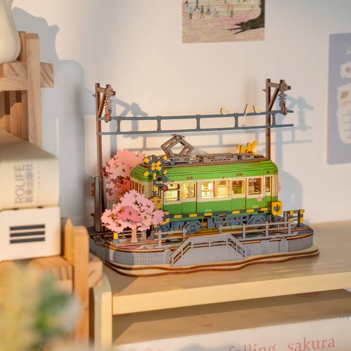 Robotime - Wholesale Puzzle - Adult - TGS02 Sakura Journey Robotime Rolife 3D Wooden Puzzle kits10