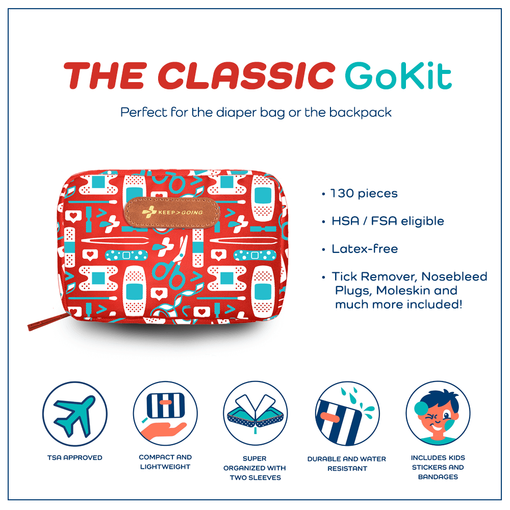 KEEP>GOING First Aid - Wholesale First Aid Kit - First Aid GoKit (130 PCS)4