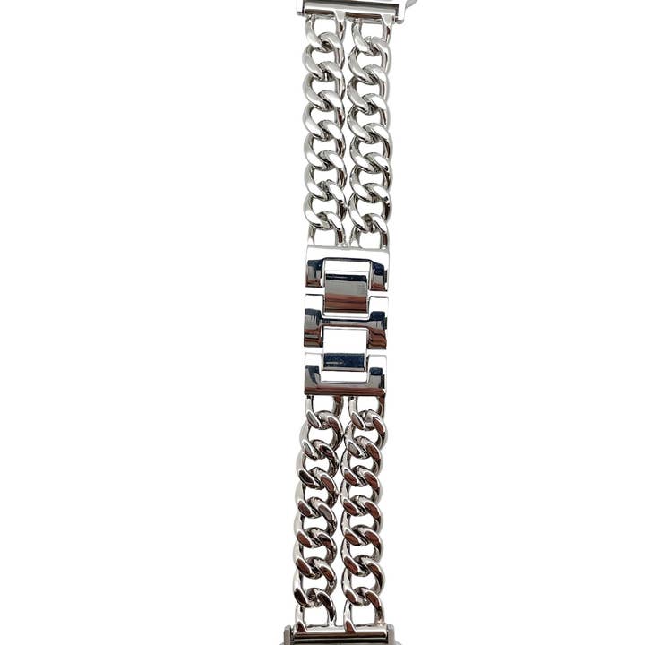 Time World USA - Vente Bracelet de montre – femme - 6 Deux Chaînes Bracelet Apple Watch