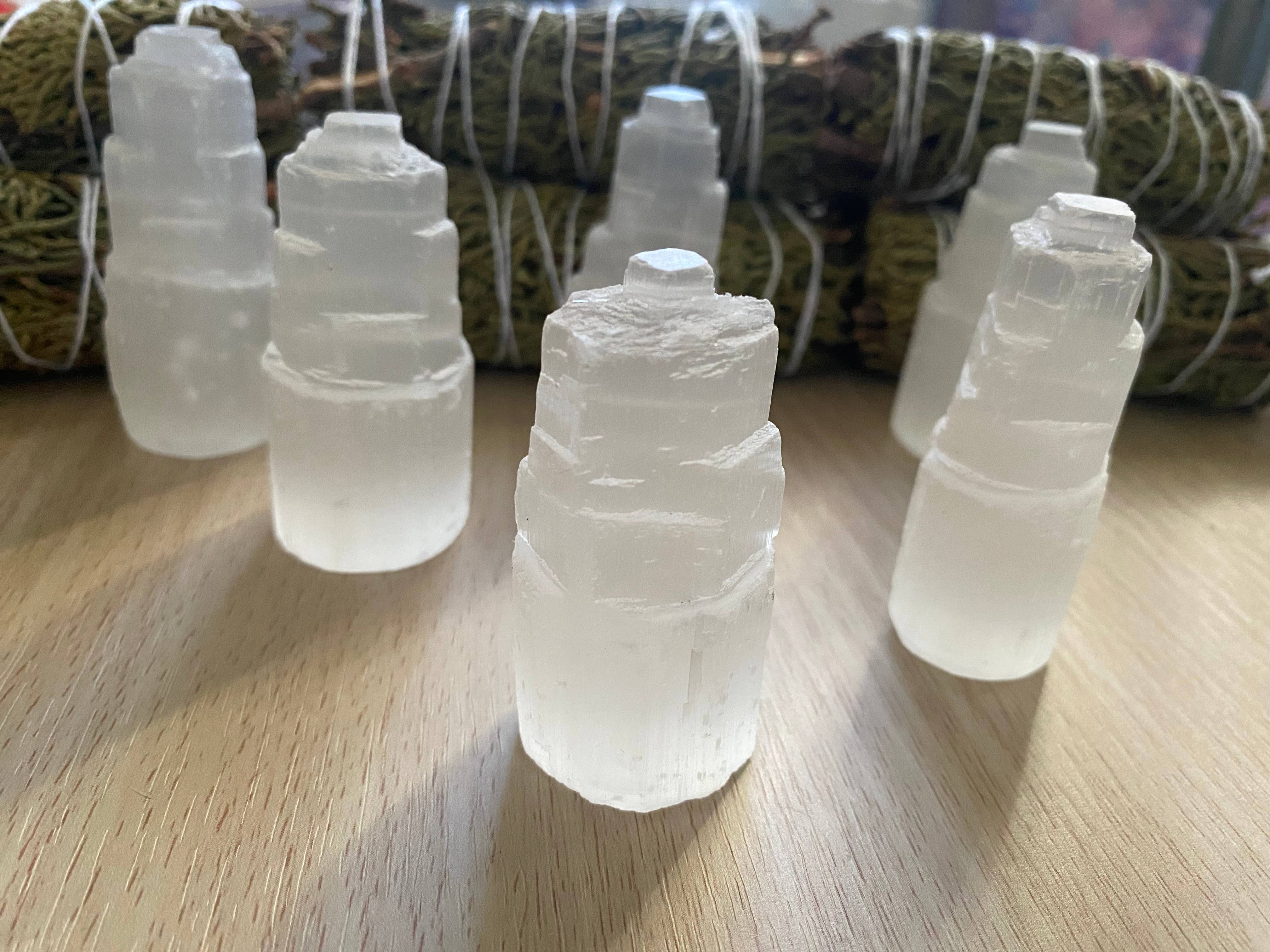 Kamicr8tions – Engroshandel Spirituelle sten og krystaller – Selenit Crystal Tower2