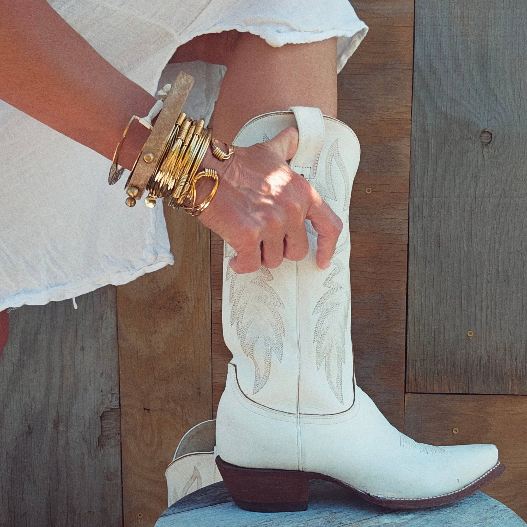 Bisjoux - Wholesale Bangle Bracelet - Brass twisted wire wrapped layered coil bangle bracelet10