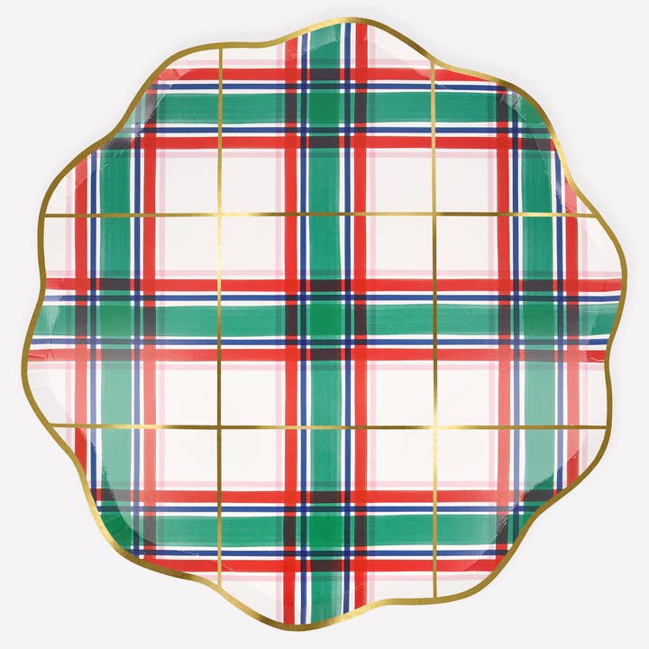 Tartan Dinner Plates for wholesale by Meri Meri
