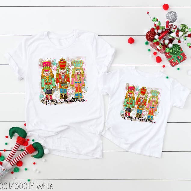 Nutcracker Merry Christmas Light Garment Only #BS3918 for wholesale by Bama Screens