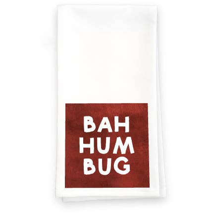 Bah Humbug - Towel (Christmas) for wholesale by Paisley & Parsley
