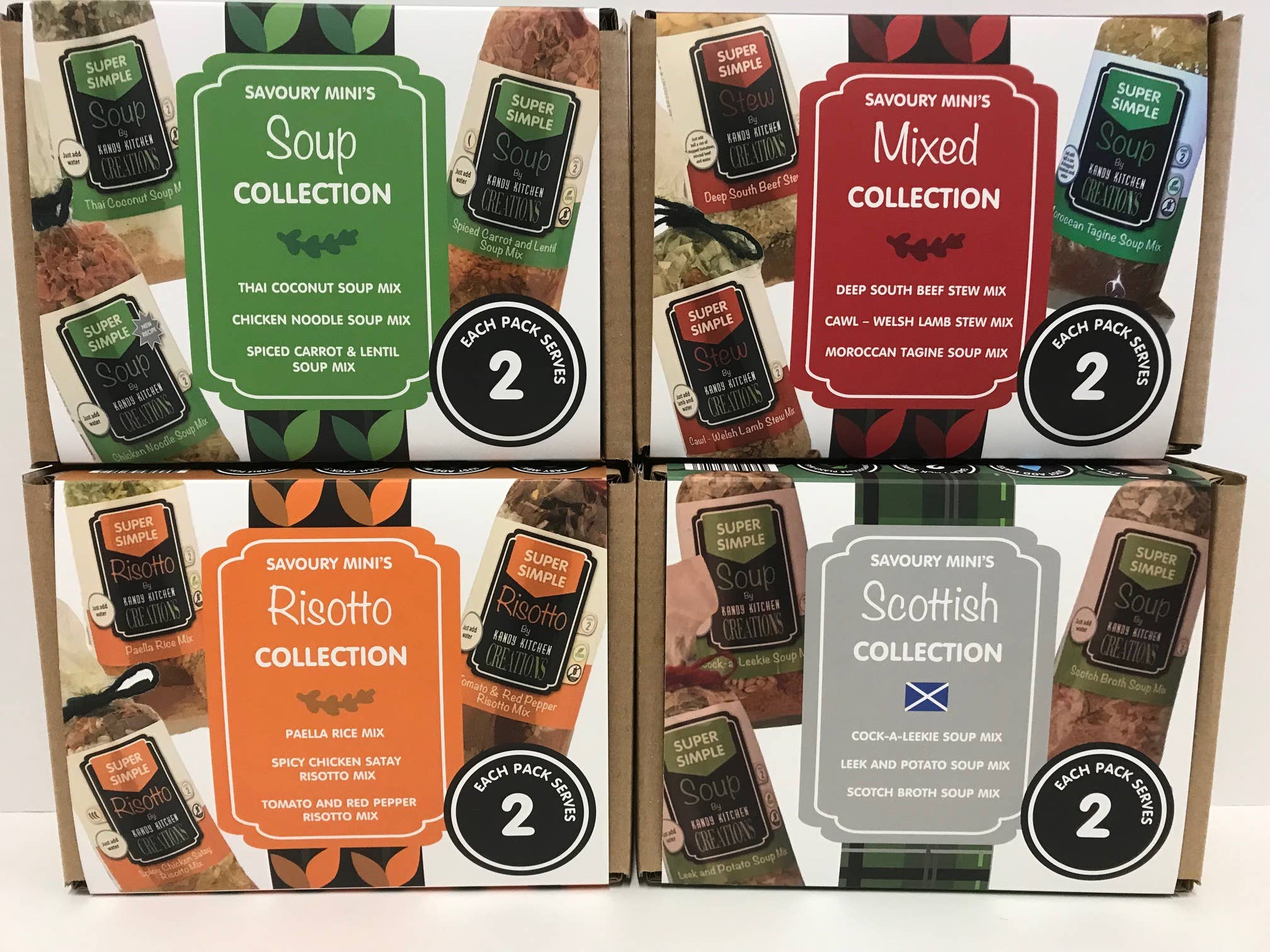 Crafty Cook by Kandy Kitchen Creations Ltd - Venta al por mayor Kit de cocina - Caja de 12 Selección Mixta de Mini Cajas Saladas3