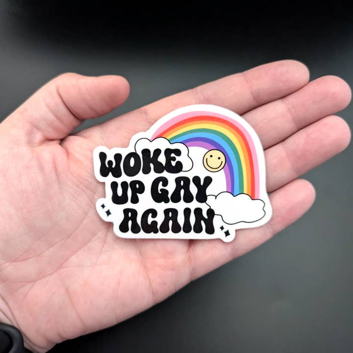 All That Raaz – wholesale Klistermärke – Woke Up Gay Again klistermärke