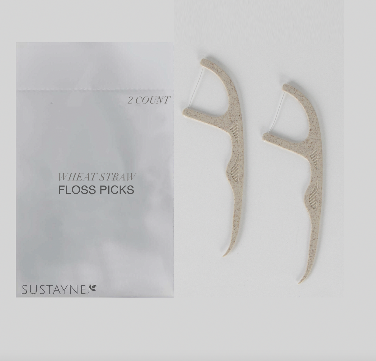 Sustayne – Großhandel Zahnseide – 2er-Pack Zahnseiden-Plektren, 100 CT0