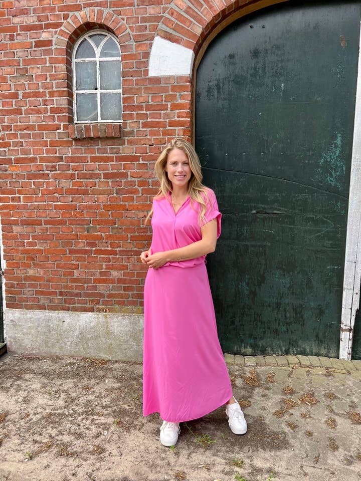 Shirt Anzano Fuchsia voor wholesale door Cluca