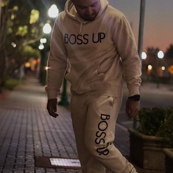 BossUp Sweatsuit set for wholesale by BossUp Cosmetics