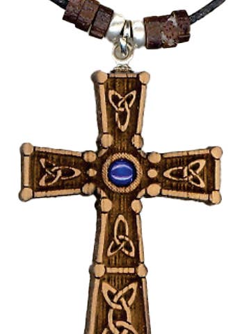 Celtic Cross Zamulet Necklace for wholesale by Woodcutts Inc.
