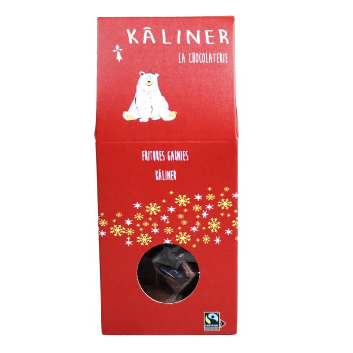 20 Christmas dark and milk chocolate fritters for wholesale by Kâliner