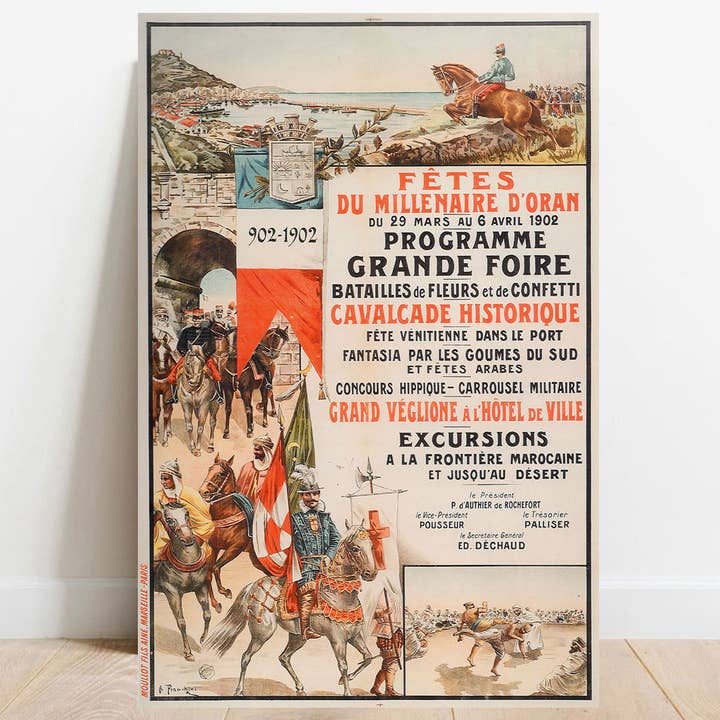 Oran Millennium Festival Poster 902 — 1902 for wholesale by wallartgallery