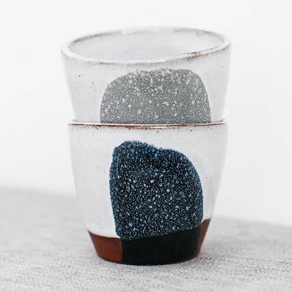 Handmade Contemporary Terracotta Espresso Cup for wholesale by Silvia K Ceramics