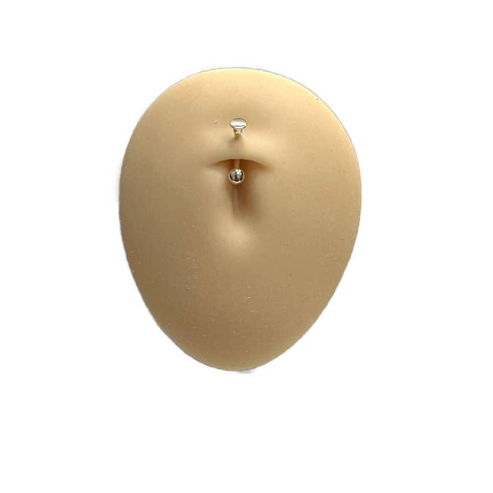 Zahav Jewelry - Wholesale Belly Ring - 14k Solid Gold "Floating" Belly Ring | Body Jewelry | Solid Gold | Dangle Belly Ring | Belly Ring I Everyday Jewelry I Gold Belly Ring