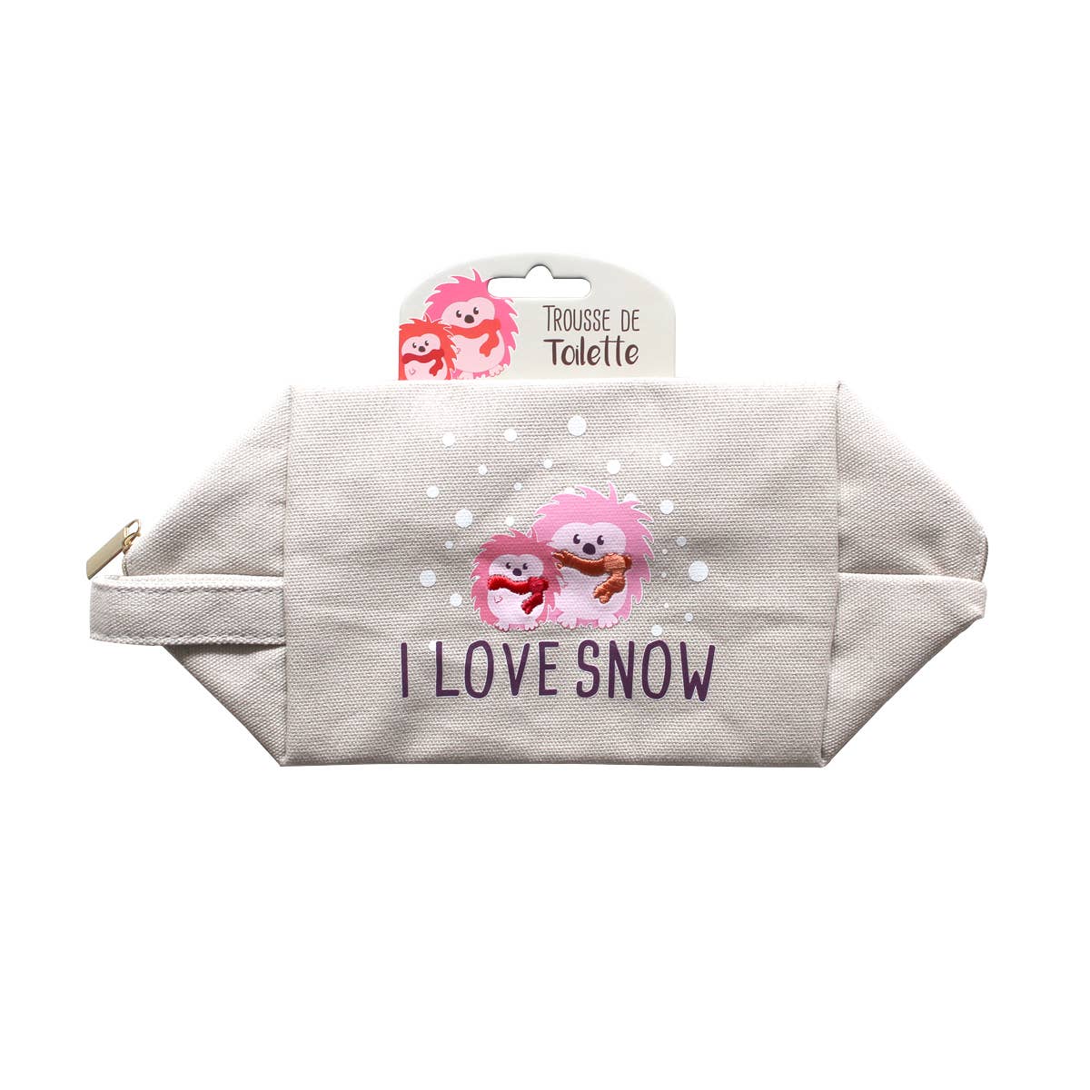 FRENCH TENDANCE – Bolsa de higiene pessoal - Unissexo por atacado – Necessaire Infantil - Modelo HERISSON1