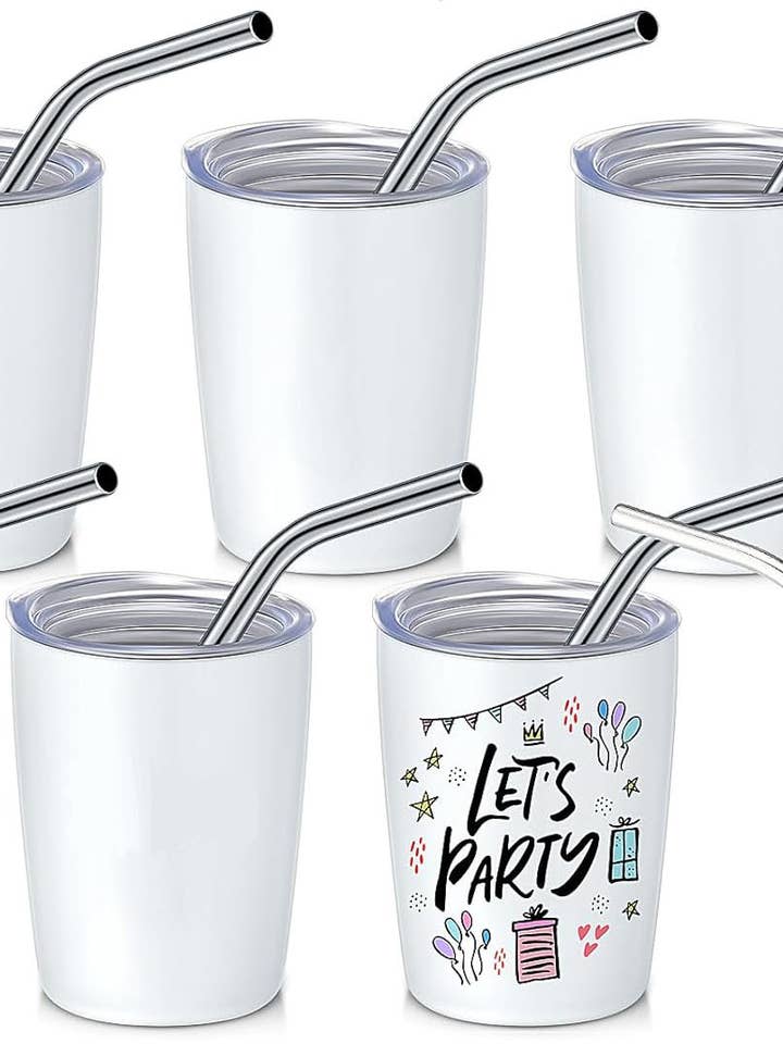 Verre à shot sublimation blanc 3 oz personnalisable pour la vente par Inklusive Printing, Designs & More