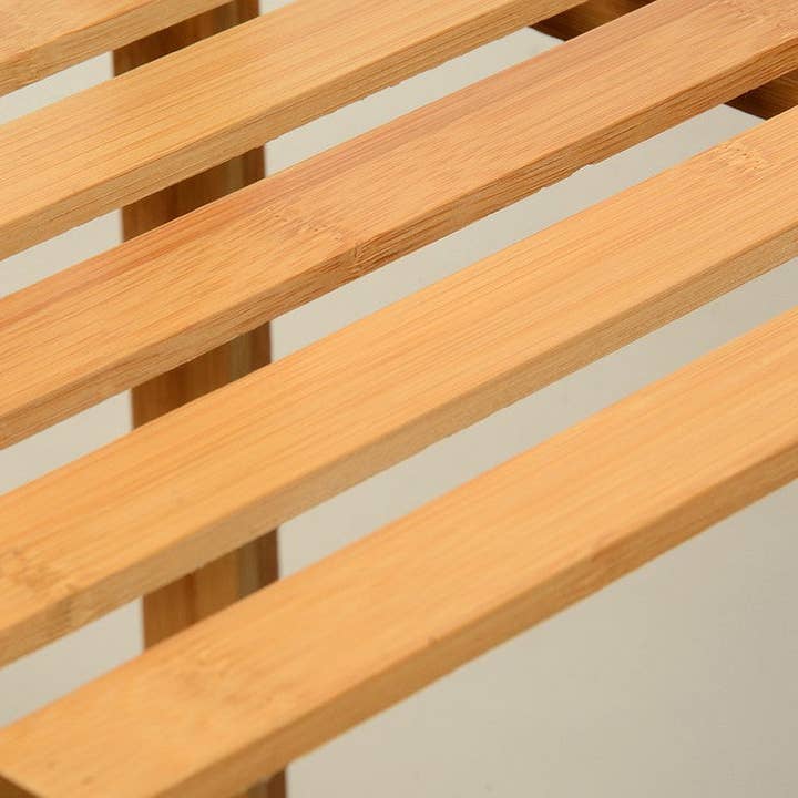 everythingbamboo - Wholesale Free-standing shelf - BAMBOO 3-TIER SQUARE STORAGE SHELF BOOK PLANT SHELF MULTIPLE USE STRONG ELEGANT3