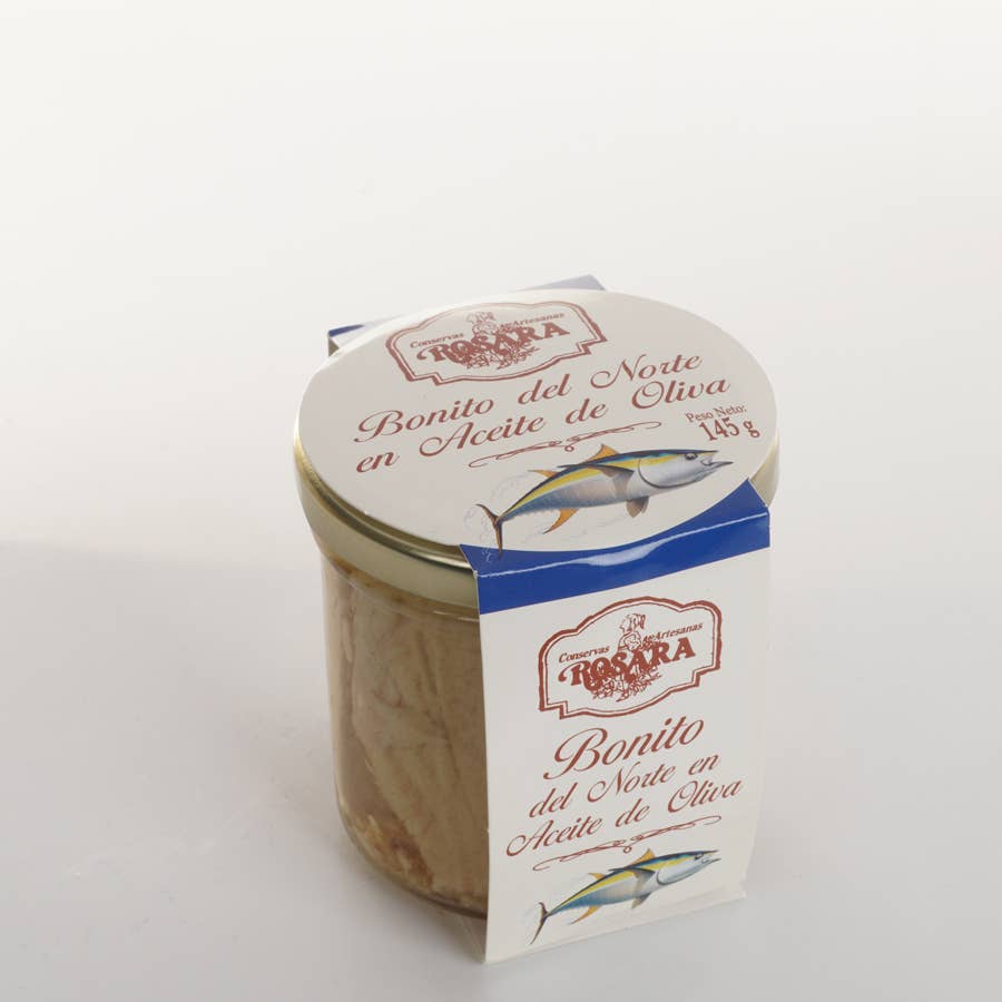 Conservas Rosara - Wholesale Tinned Fish - BONITO DEL NORTE IN OLIVE OIL JAR 167 ml.1